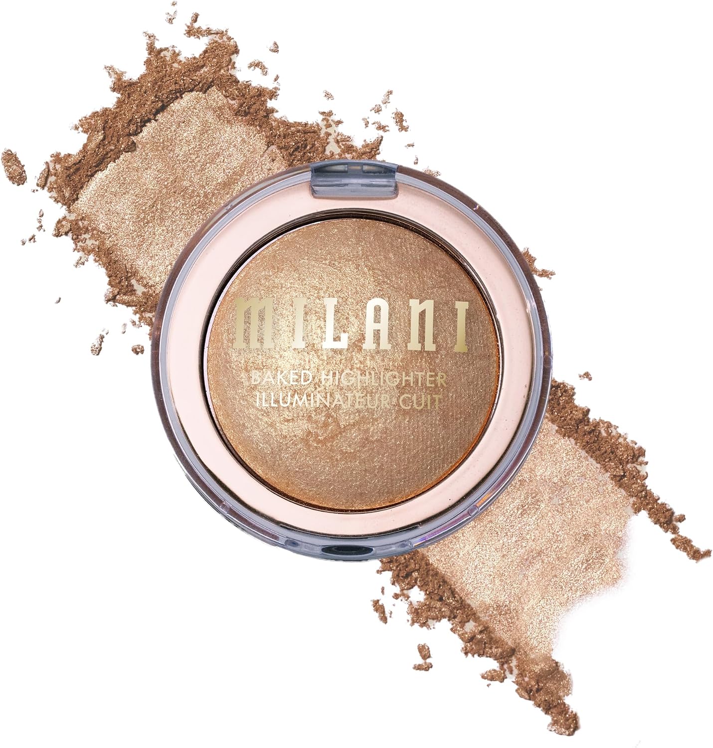 Milani Baked Highlighter Bronze Splendore front view compact packaging