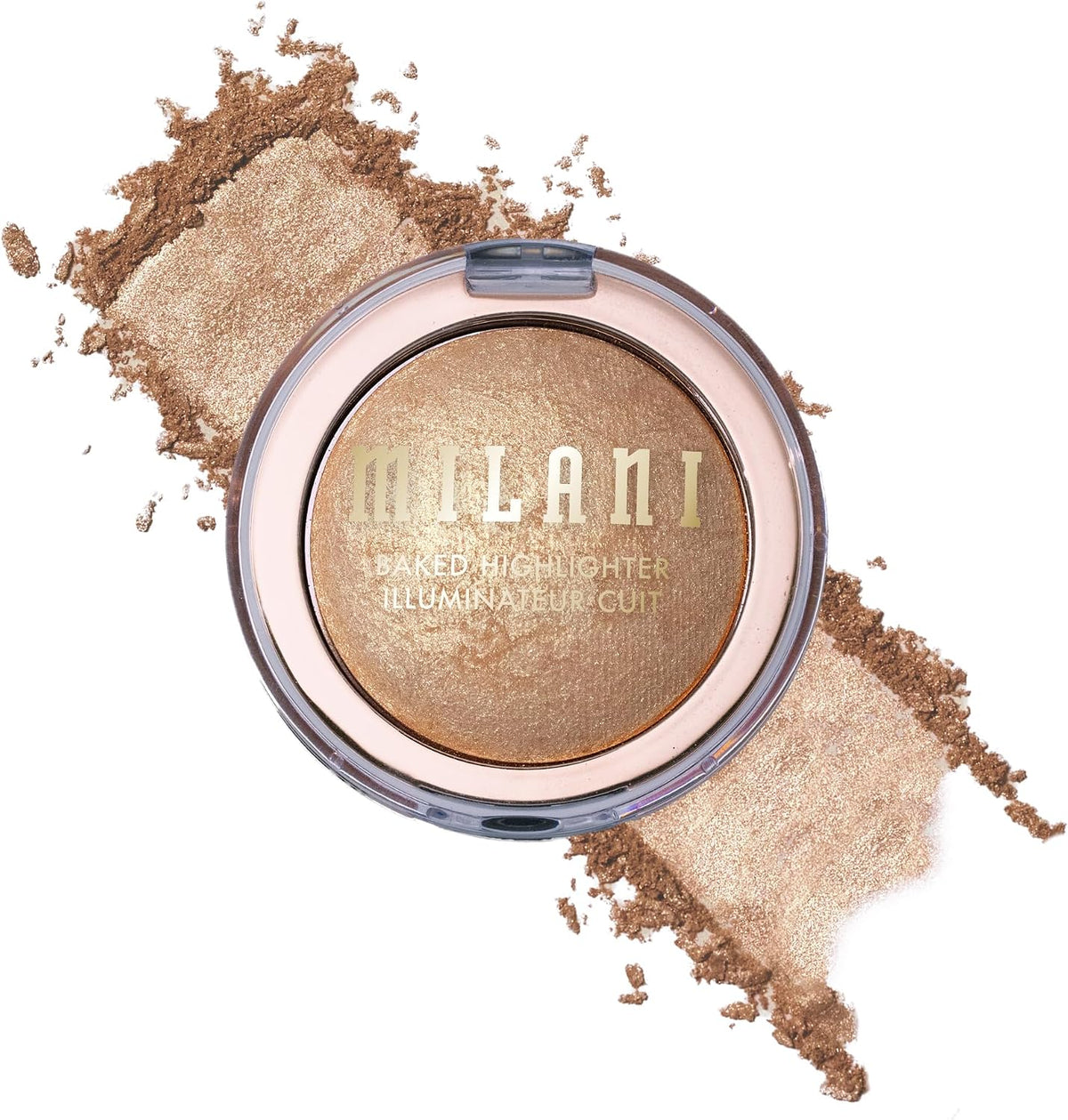 Milani Baked Highlighter Bronze Splendore front view compact packaging