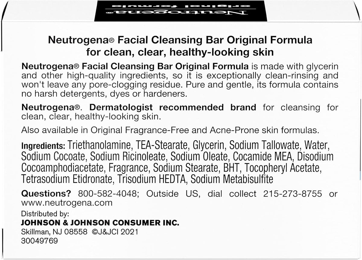 Neutrogena transparent bar soap lather demonstration