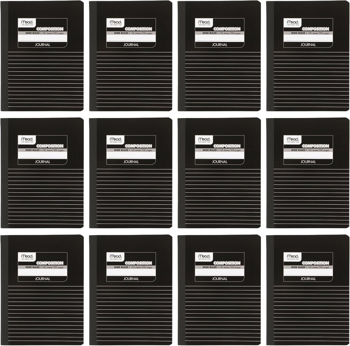 Stacked Mead composition notebooks for school and office supplies