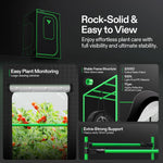 VIVOSUN Grow Tent High CFM Kit, Green Pole Range of 24"-48", Suitable for 2'x2', 3'x3', 4'x2' and 4'x4' Grow Tent, 4-Pack - Image 10
