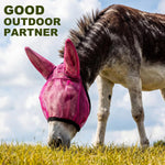 Yeyeplum fly mask displayed with long ears feature clearly visible