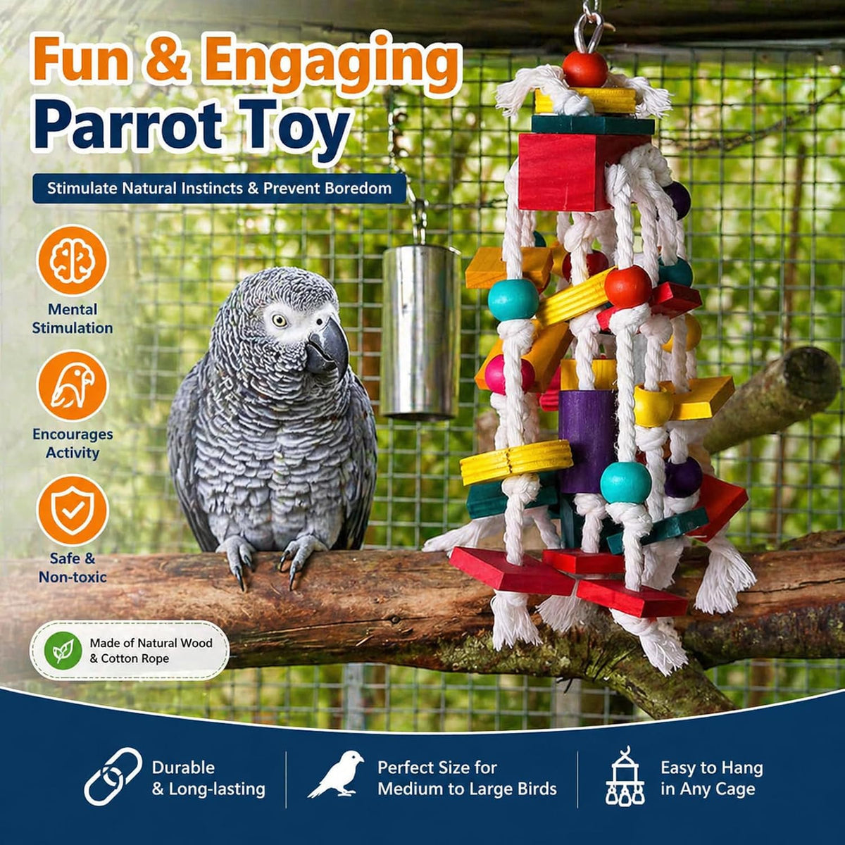 Rypet pet supplies authentic imported bird chewing toy product view