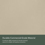 Covermates elite table cover fitted on rectangular table