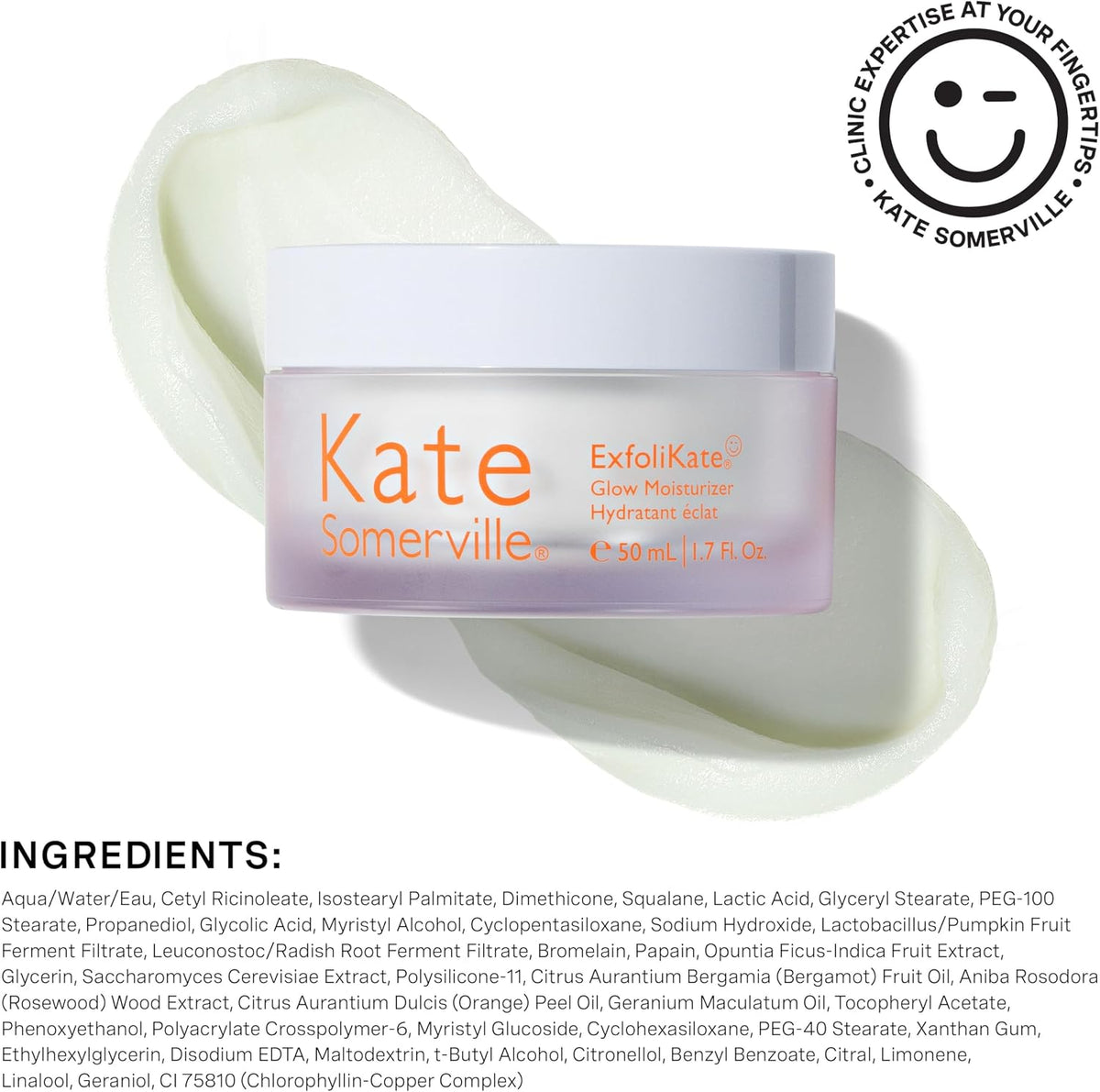 Kate Somerville hydrating and exfoliating cream for fine lines