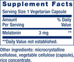 Life Extension vegetarian sleep supplement bottle side profile