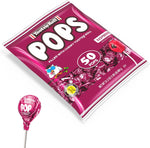Back text of the Tootsie Roll pops bag displaying the peanut free and gluten free certification labels.