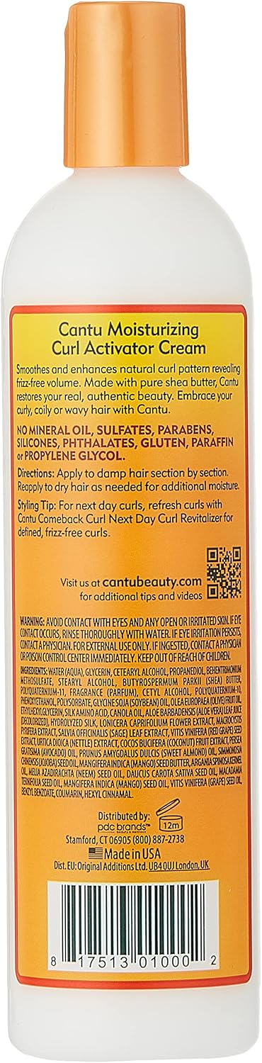 Cantu Natural Hair Curl Activator Cream dual pack packaging