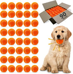 Magicorange Dog Tennis Balls, 20 Pack 2.5 inch Floatable Squeaky Tennis Balls for Fetch Exercise, Natural Rubber Squeaky Dog Balls Training Safe (Multicolor) - Image 9