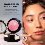 Milani Baked Blush, Powder Blush for Cheeks, Cruelty Free Makeup - Shape, Contour & Highlight Face for a Shimmery or Matte Finish -Luminoso - Image 4