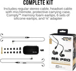 MEE audio M6 PRO In Ear Monitor Headphones for Musicians, 2nd Gen Model With Upgraded Sound, Memory Wire Earhooks & Replaceable Cables, Noise Isolating Professional Earbuds, 2 Cords Included (Black) - Image 9