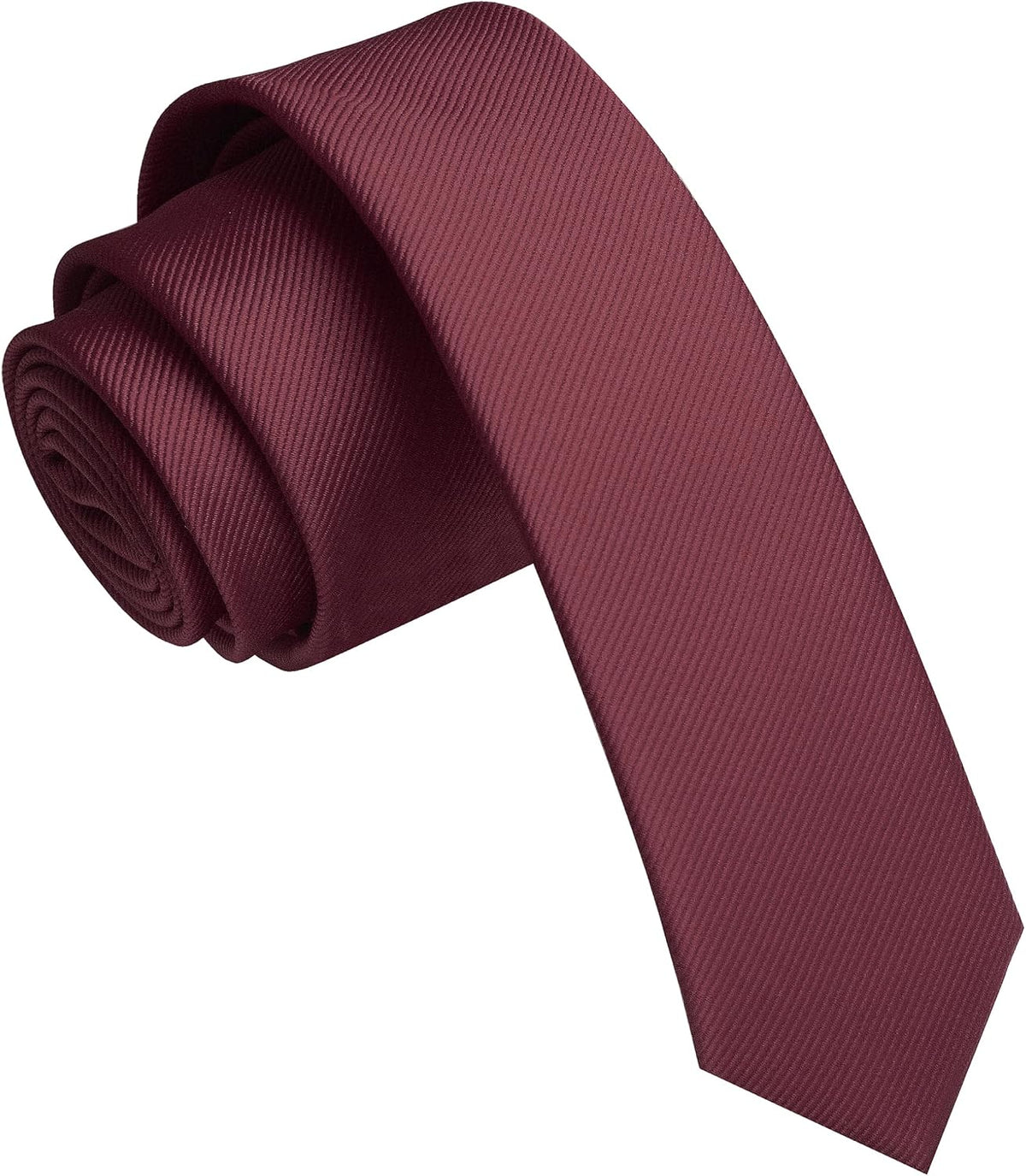 Jemygins solid color tie styled on a suit