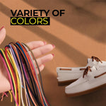 TOFL boat shoe lacing kit packaged for DIY shoe maintenance