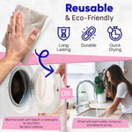 Kaywos cleaning cloth wiping stainless steel kitchen appliances