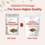 Micro Ingredients rainbow peppercorn blend texture close up