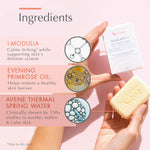 Texture shot of Avene XeraCalm A.D Ultra-Rich Cleansing Bar