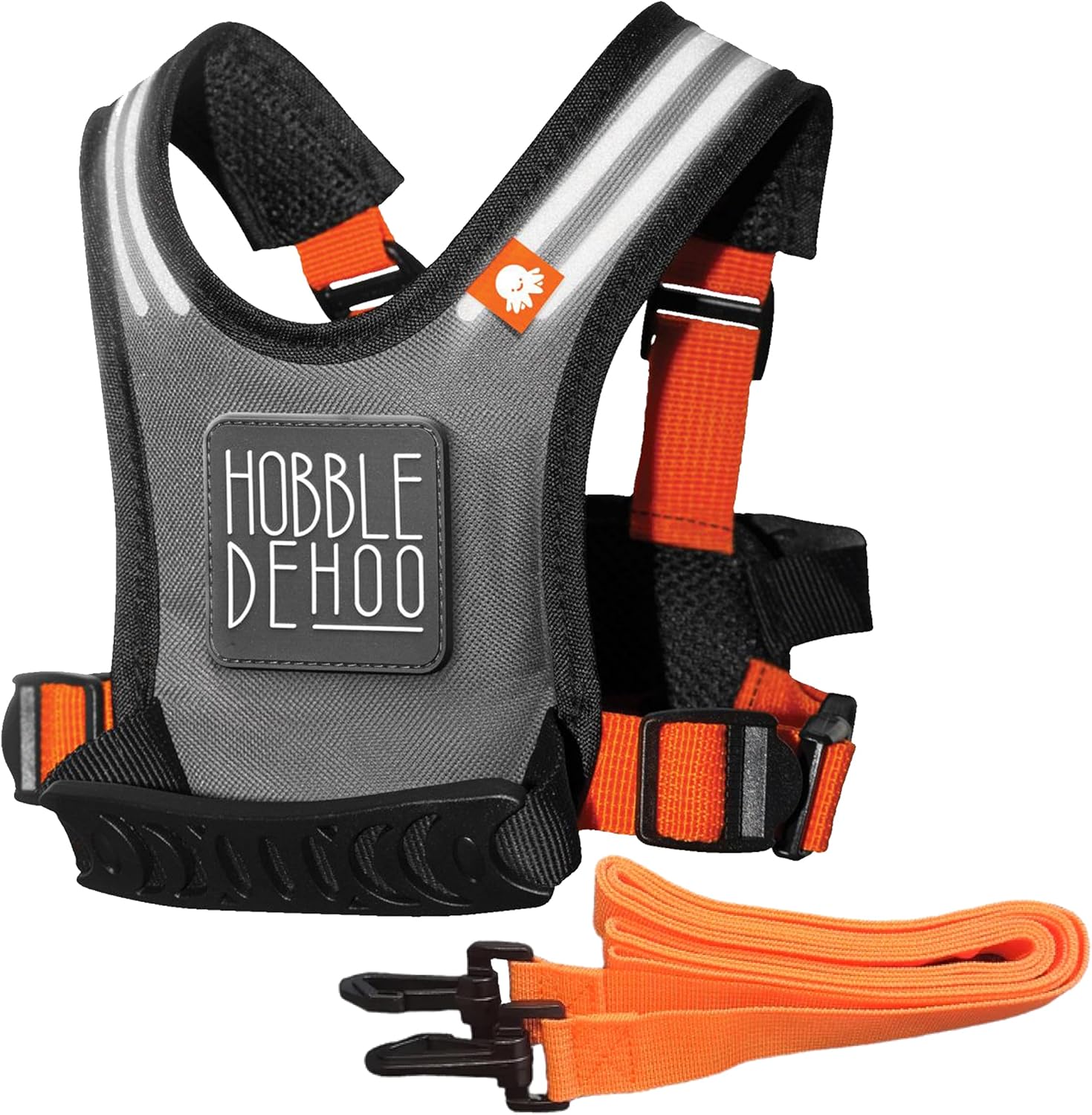 Hobble De Hoo autism safety harness front view with leash