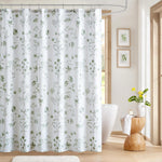 Martha Stewart Martha's Garden cotton shower curtain front view premium bathroom decor India