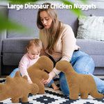 TVVPGG soft plush dinosaur toy used on couch