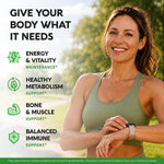 Nutraharmony Bariatric Multivitamin key nutritional highlights infographic