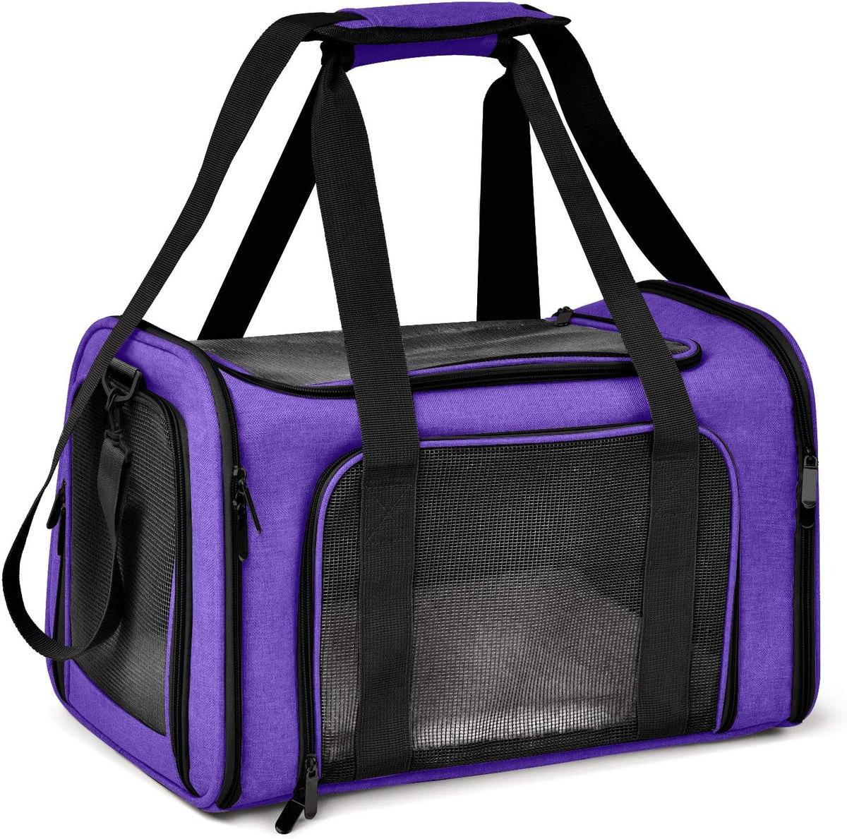 Henkelion Large Cat Carriers Dog Carrier Pet Carrier for Cats Dogs Puppies up to 25Lbs, Big Dog Carrier Soft Sided, Travel Puppy Carrier - Large - Grey - Image 8