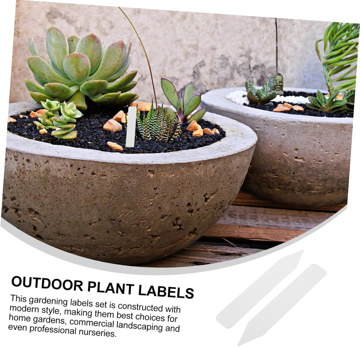 100Pcs Plant Labels Durable Garden Sign Tags for Use Weatherproof Plant Markers for Flower Pots Nursery Gardens Versatile Identification - Image 9