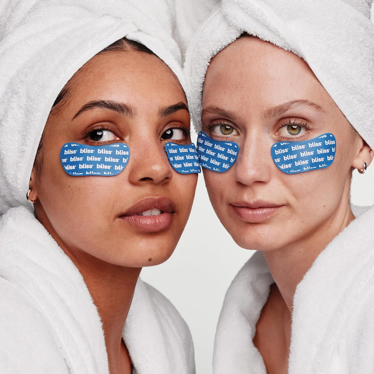 Bliss Pro reusable eye masks alongside an eye cream for enhanced absorption