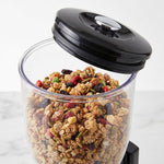 Zevro countertop organizer filled with cereal and granola