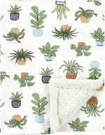 Hudson Baby plush blanket back view soft fleece