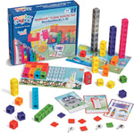 hand2mind MathLink Cubes Numberblocks 1-10 Activity Set front view showing educational packaging