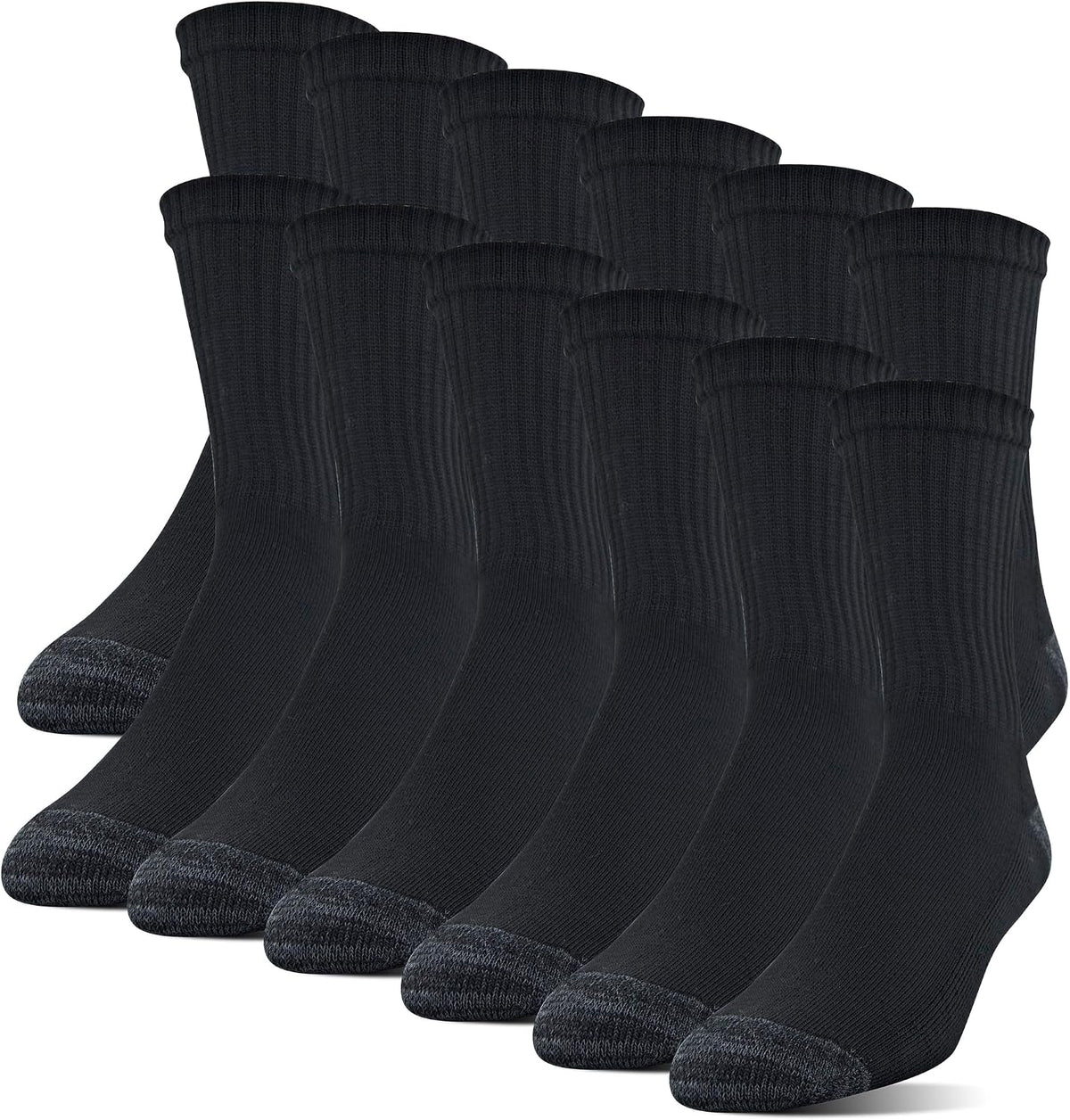 Gildan 12-pack bulk socks packaging