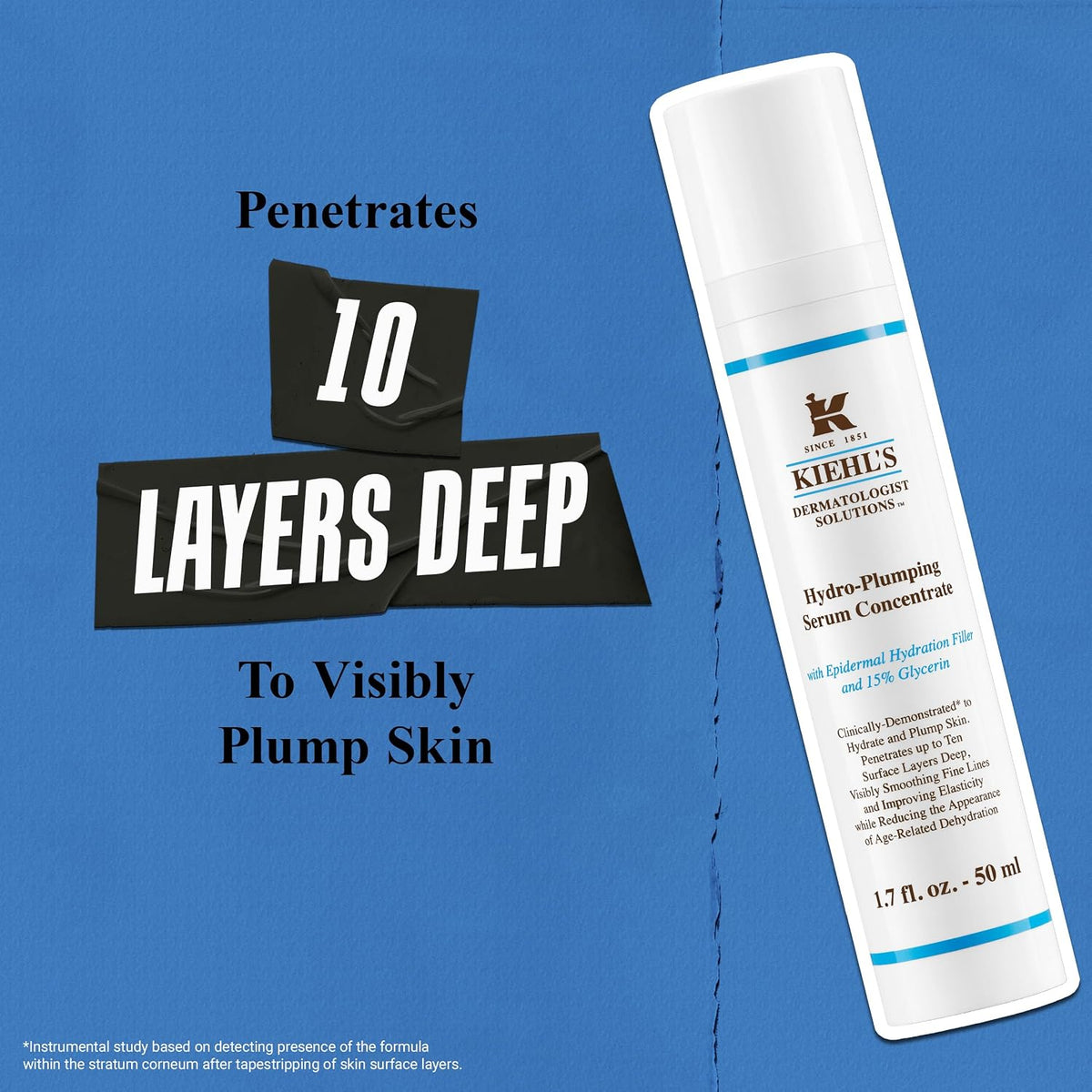 Kiehl's Dermatologist Solutions skincare bottle back label