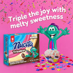 Kids snack box containing Nucita Trisabor 3 flavor sweet treat