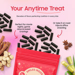 Dropy India imported authentic Yumkit black licorice snack bag