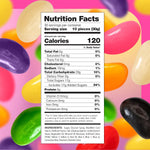 Soft and chewy classic American jelly beans piled together showing vibrant colors