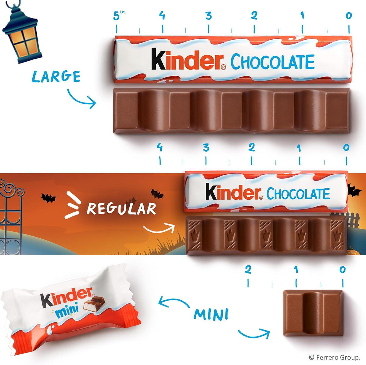 Premium imported Kinder Chocolate bars smooth milky center