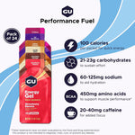 GU Energy Gels assorted variety pack packaging layout