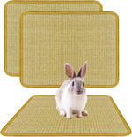 DYAUS rabbit scratching pad front view showing textured natural sisal fibers