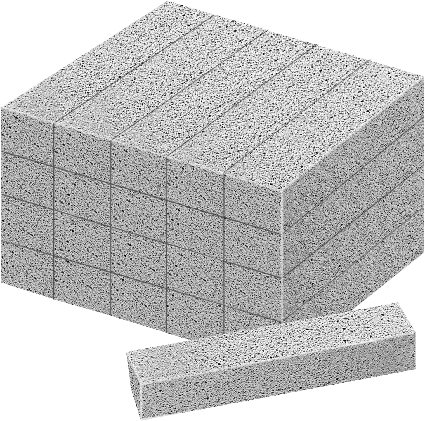 Gnvop 21 Pack Pumice Stone for toilet bowl cleaning and hard water ring removal.
