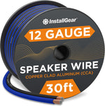 InstallGear 14 Gauge Speaker Wire - 30ft Black Audio Cable for Car Speakers, Home Theater, Surround Sound, Radio - Durable Copper-Clad Aluminum AWG Wire for Clear Sound Transmission - Image 8