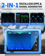 FNIRSI DSO-510 portable automotive oscilloscope side control buttons