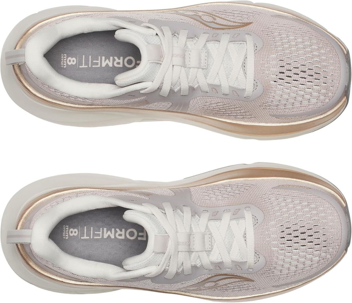 Saucony women's athletic shoe rear heel view