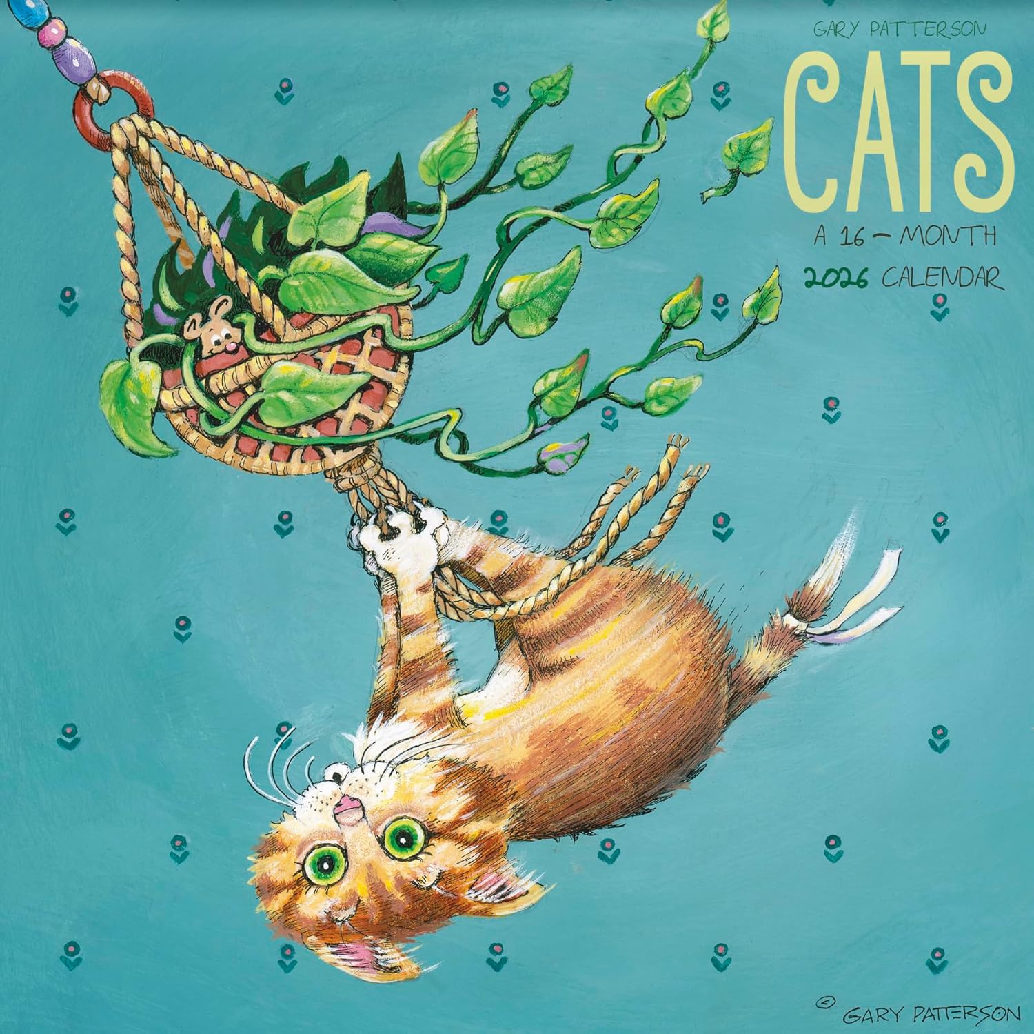 2026 Gary Patterson - Cats Mini Wall Calendar - Image 1