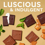 Professional product photography of Ghirardelli chocolate collection