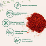 Micro Ingredients organic tomato powder texture and fine grain