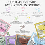 Bloomora eye mask set showing 30 pairs packaging