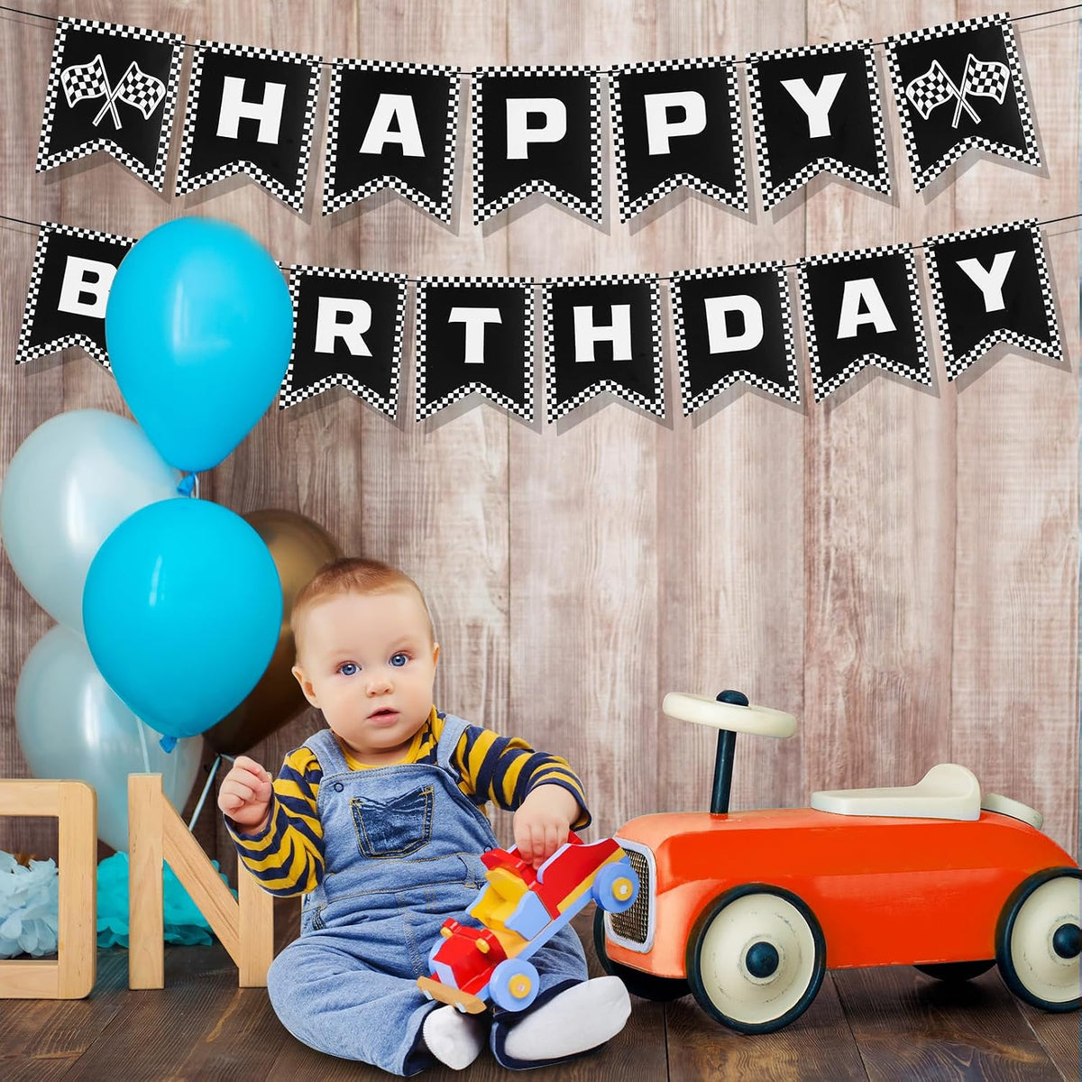 Peutier party decoration banner package view