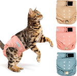 Langsprit reusable cat diapers front view for pets