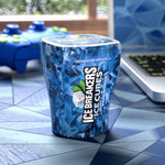 Xylitol sweetened ICE BREAKERS peppermint chewing gum packaging back