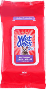 Wet Ones for Pets Freshening Multipurpose Wipes for Cats with Aloe Vera, Fresh Scent - Easy to Use Cat Cleaning Wipes for Pet Grooming in Canister, 50 Count - 3 Pack - Image 15
